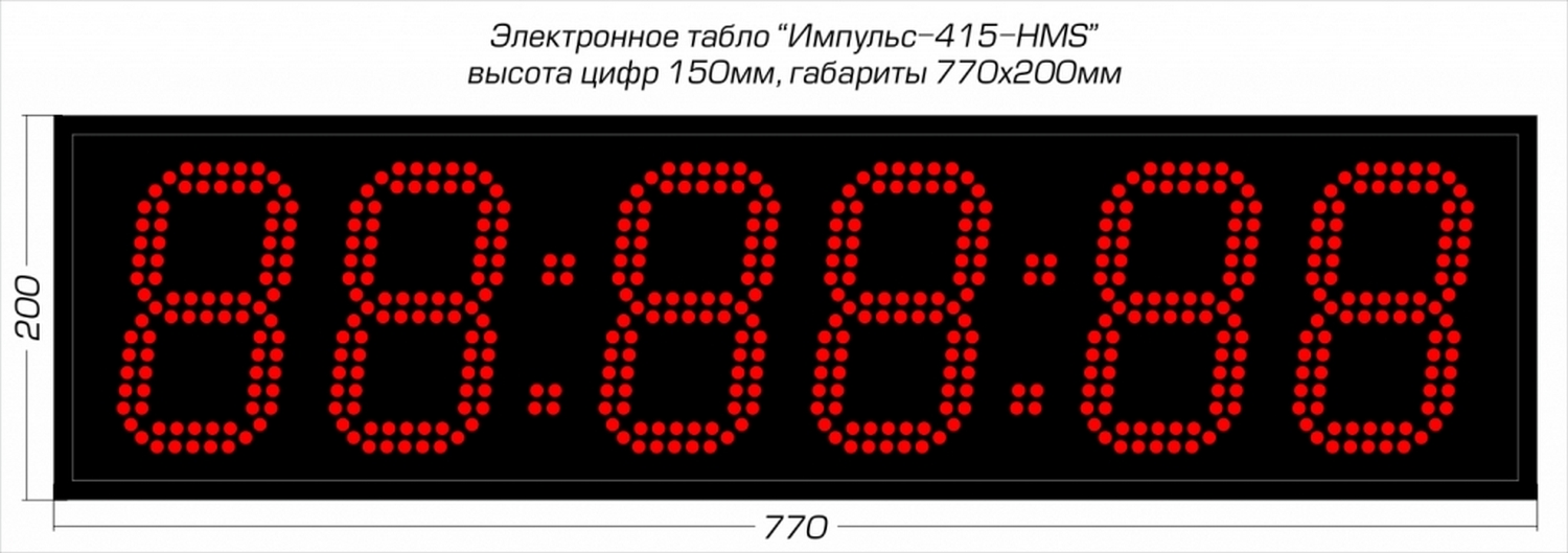 Табло для хоккея Импульс 715-D15x6-SS3-RING1 1500_529