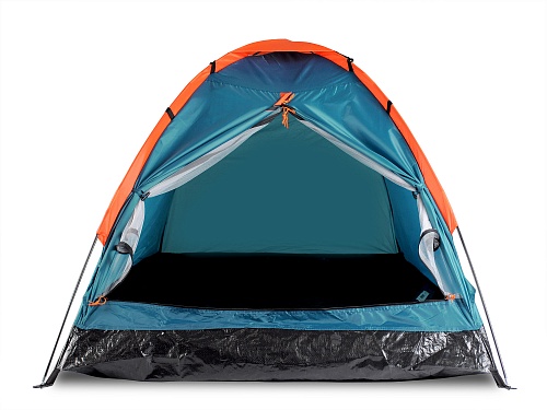 Палатка 2-х местная Greenwood Summer 2 синий/оранжевый 500_375