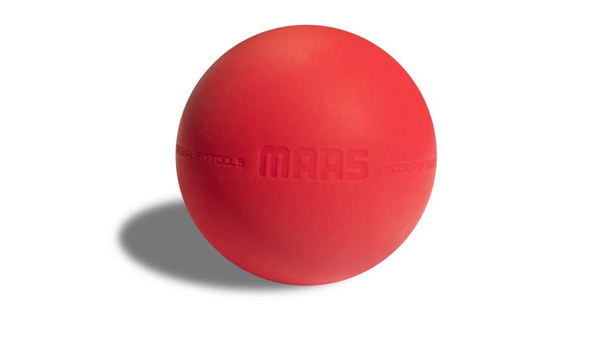 Мяч для МФР d9 см одинарный Original Fit.Tools FT-MARS-RED красный 1200_674