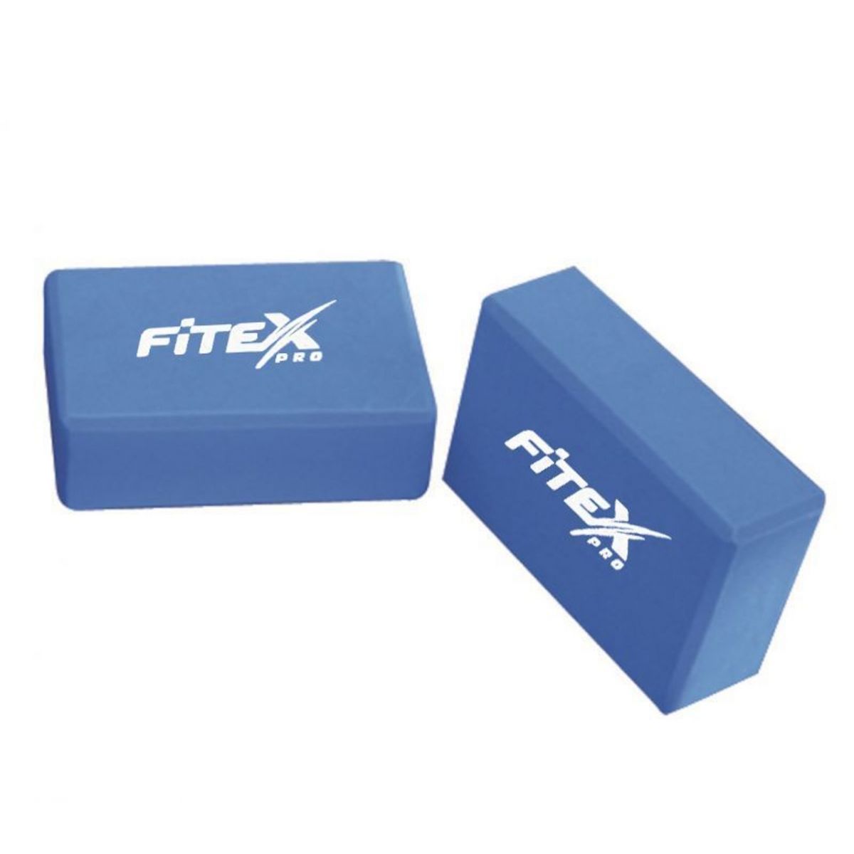 Блок для йоги 23х15х7,6см Fitex Pro FTX-1219 синий 1200_1200