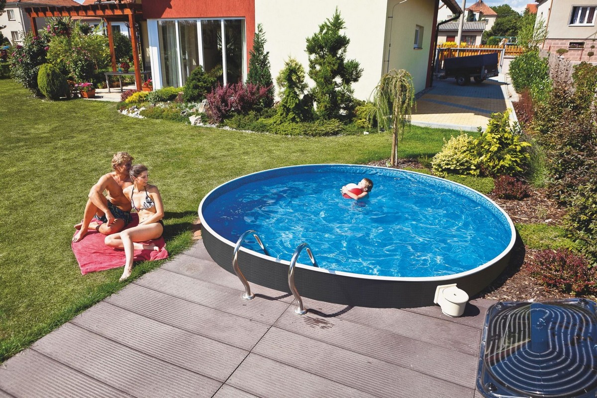 Морозоустойчивый бассейн круглый 500х120см Mountfield Azuro (Premium) Rattan 1200_800
