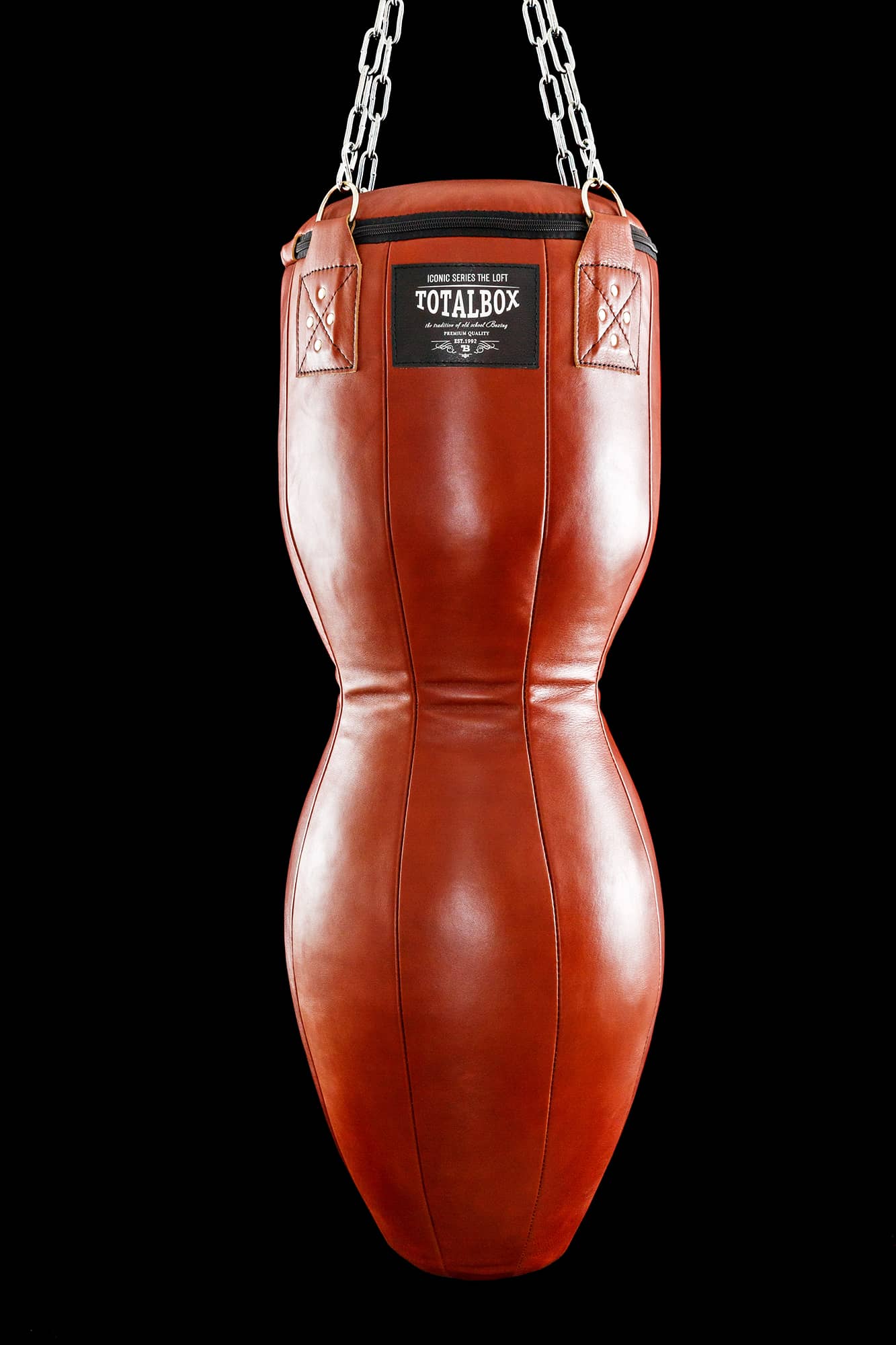 Мешок кожаный боксерский LOFT Фигурный 50 кг Totalbox СМКФ ЛФ 40/30х120-50 1333_2000