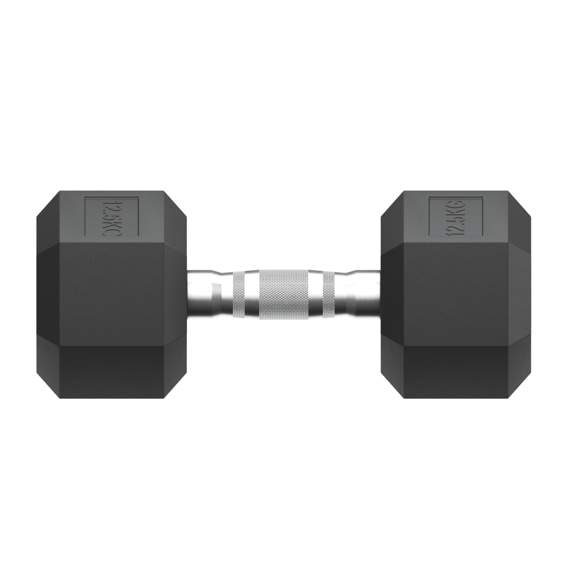 Гантель гексагональная обрезиненная 12,5 кг UnixFit DBHEX12_5x2 2 шт 2000_2000
