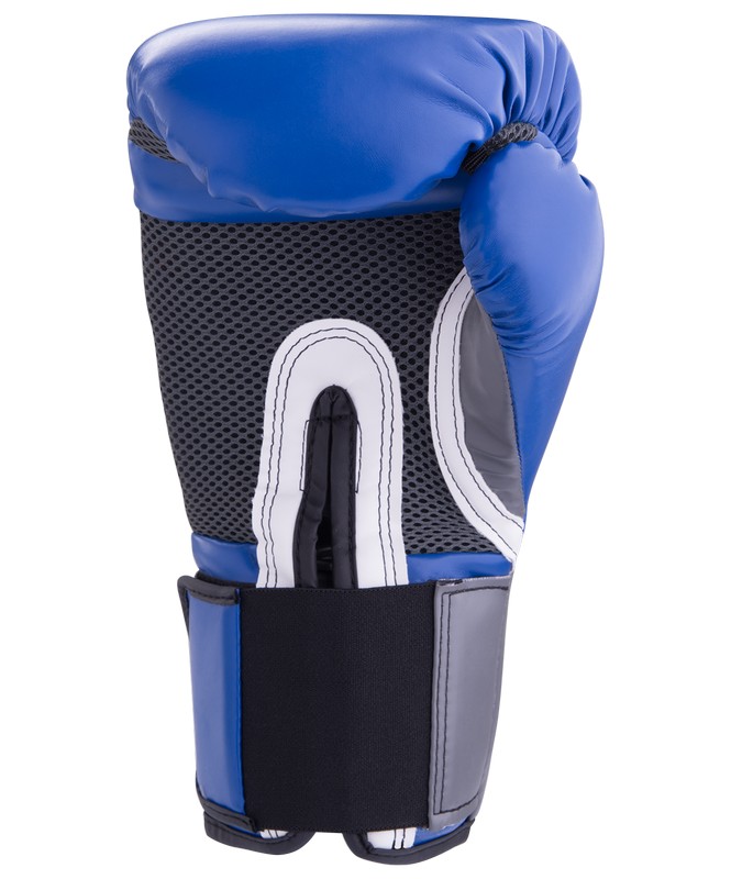 Перчатки боксерские Everlast Pro Style Elite 2212E, 12oz, к/з, синий 665_800