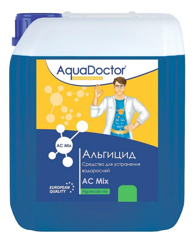 Альгицид 30л канистра, жидкость для шоковой борьбы с водорослями, бактериями AquaDoctor AQ22414 640_800