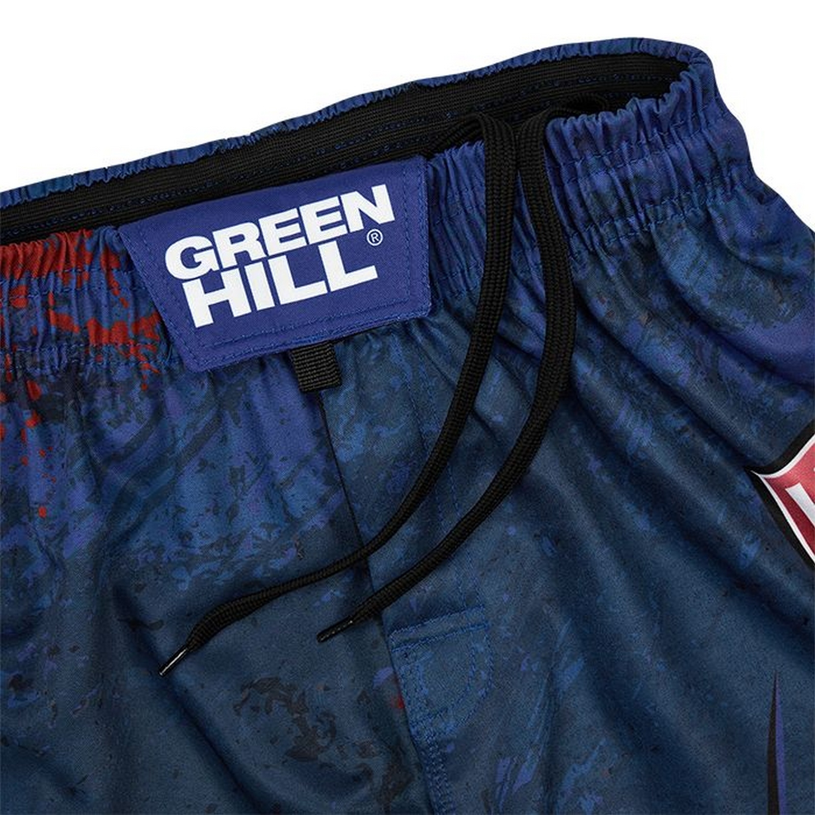 Шорты MMA Green Hill HARDCORE MMI-10568 синий 1600_1600