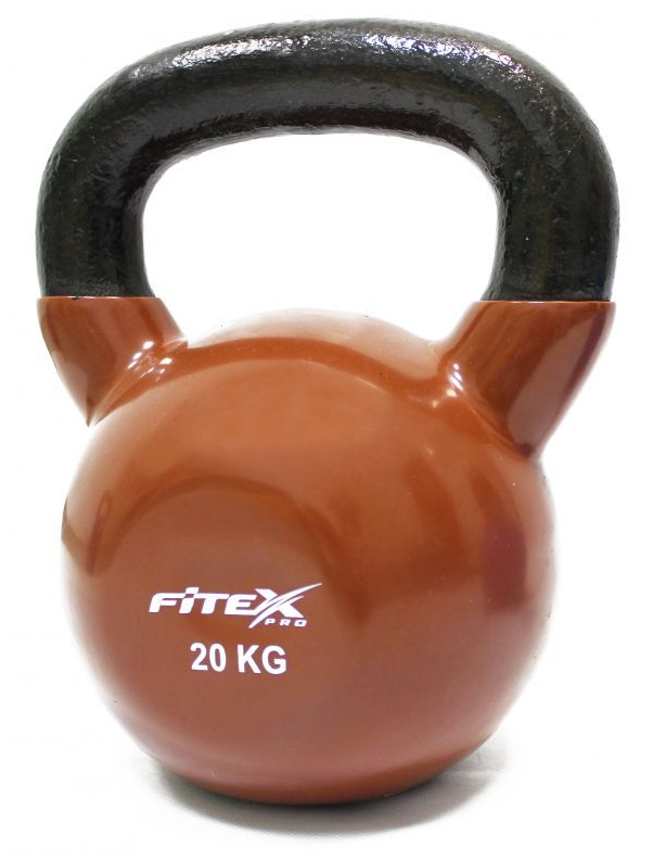 Гиря в виниловой оболочке 20 кг Fitex Pro FTX2201-20 602_795