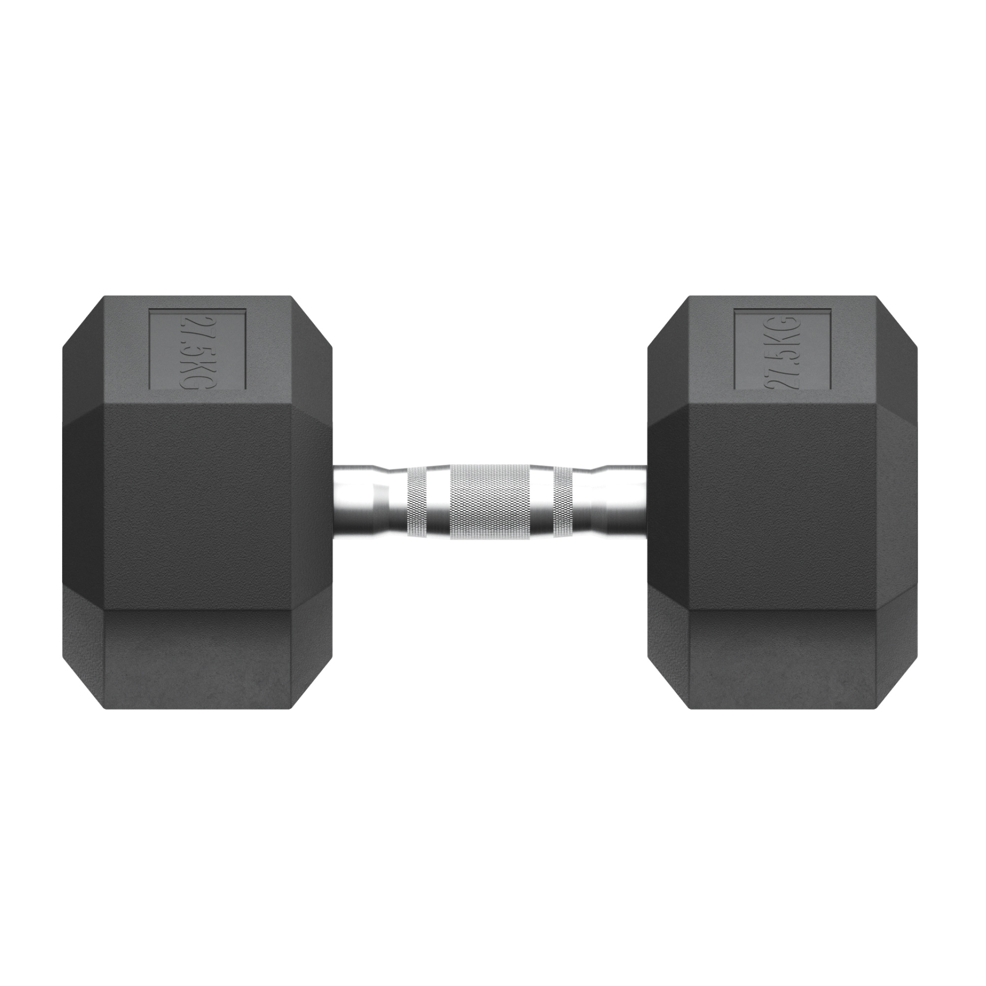 Гантель гексагональная обрезиненная 27,5 кг UnixFit DBHEX27_5x2 2 шт 2000_2000