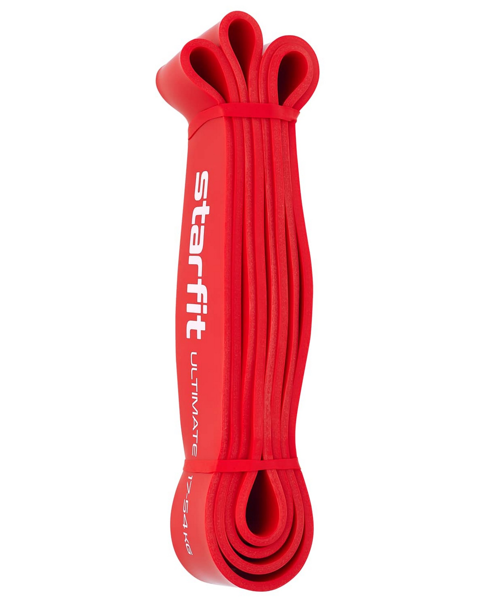 Эспандер ленточный для кросс-тренинга Star Fit 17-54 кг, 208х4,4 см ES-803 красный 1667_2000