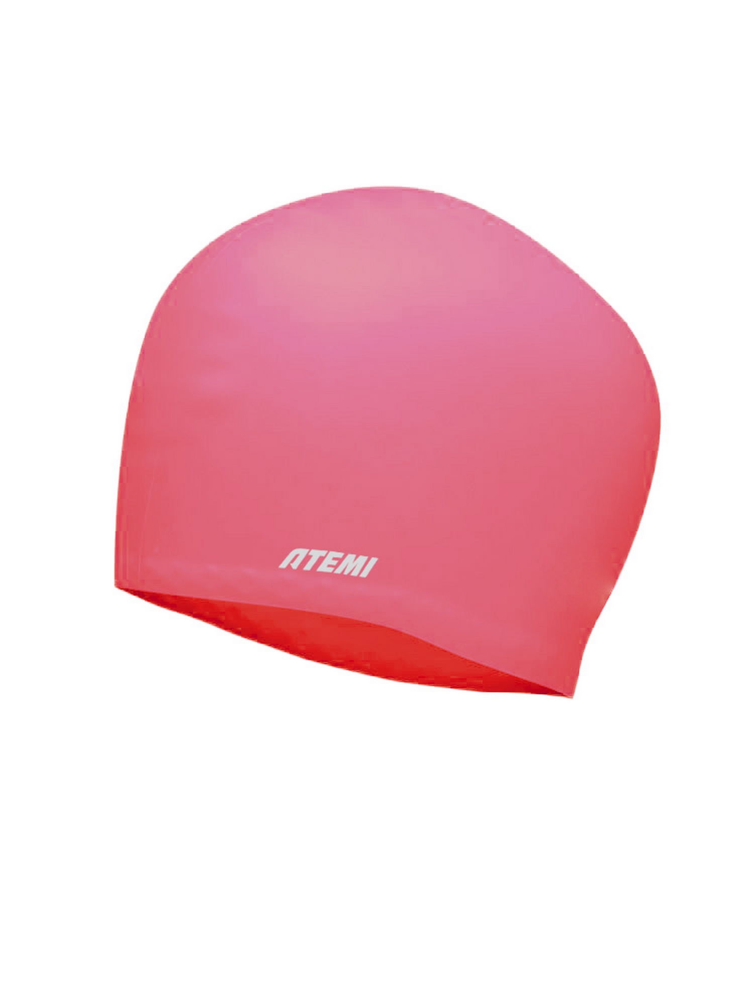 Шапочка для плавания Atemi long hair cap Bright red TLH1R красный 1500_2000