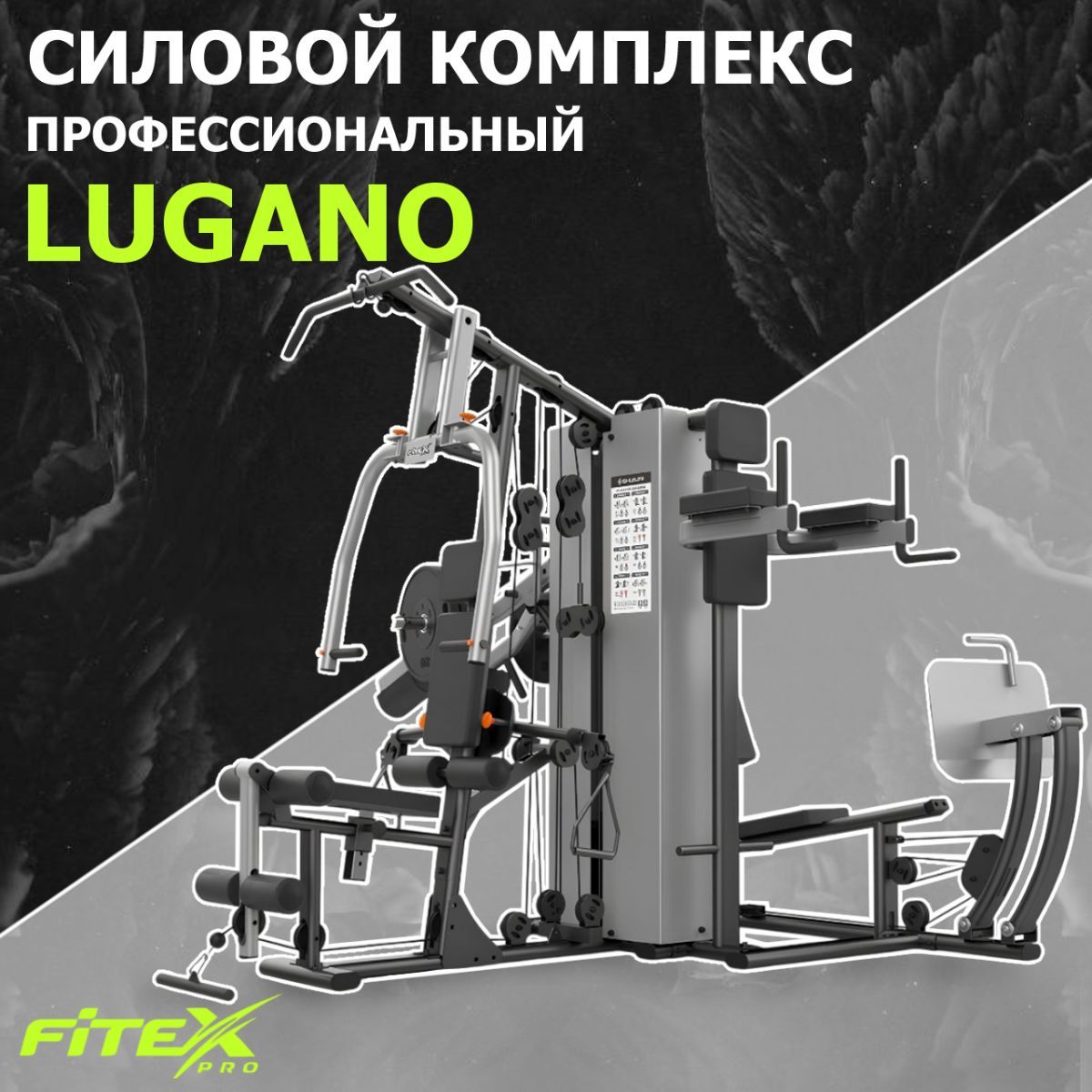 4-х позиционная станция Fitex Pro LUGANO FTX-5205 1200_1200