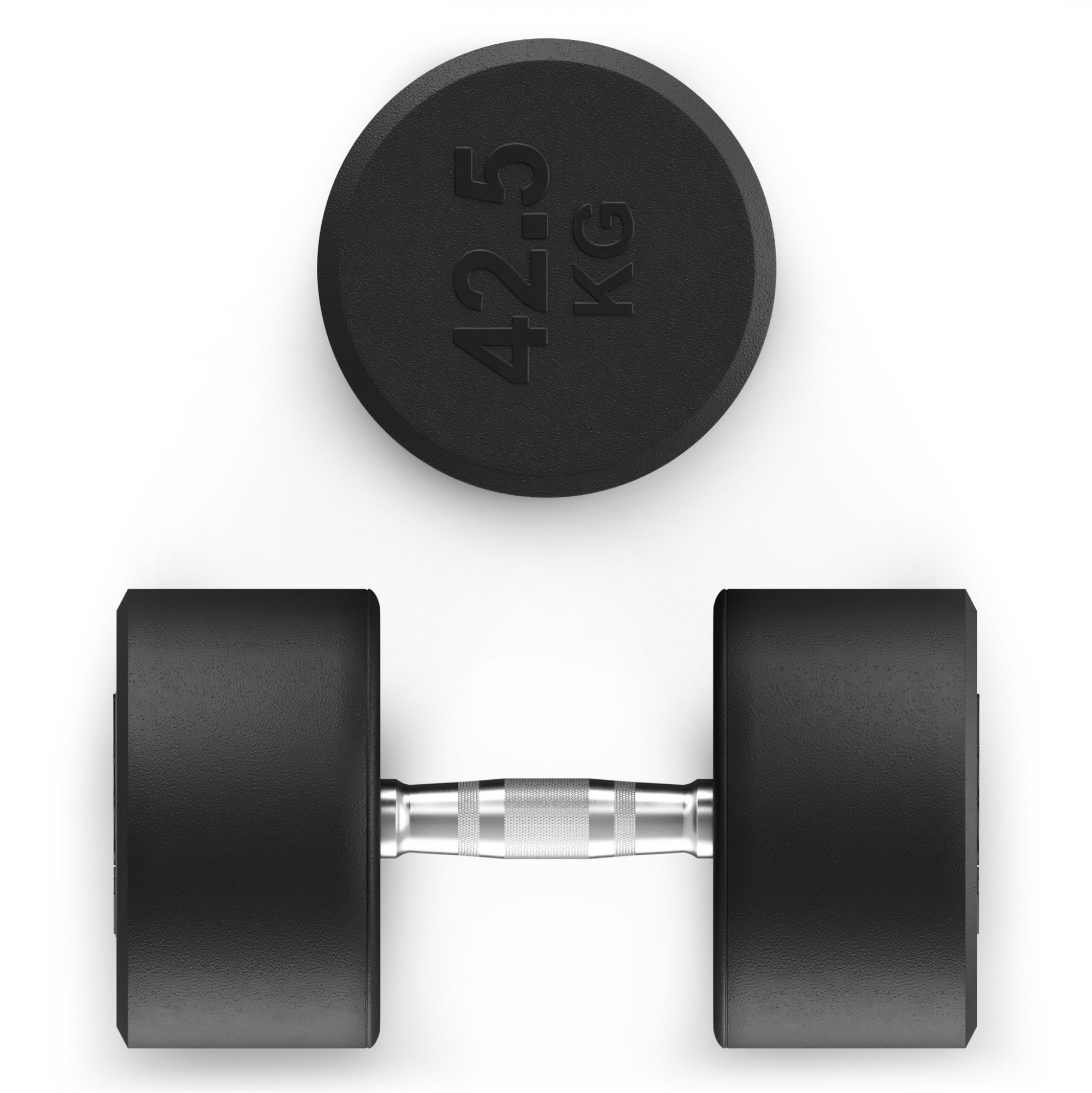 Гантель круглая обрезиненная 42,5 кг UnixFit PRO DBRND42_5PBKx2 2 шт 1999_2000