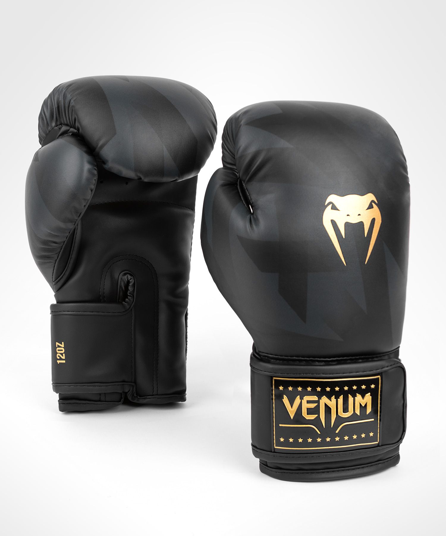Перчатки Venum Razor Boxing 04689-126-12oz черный\золотой 1500_1800