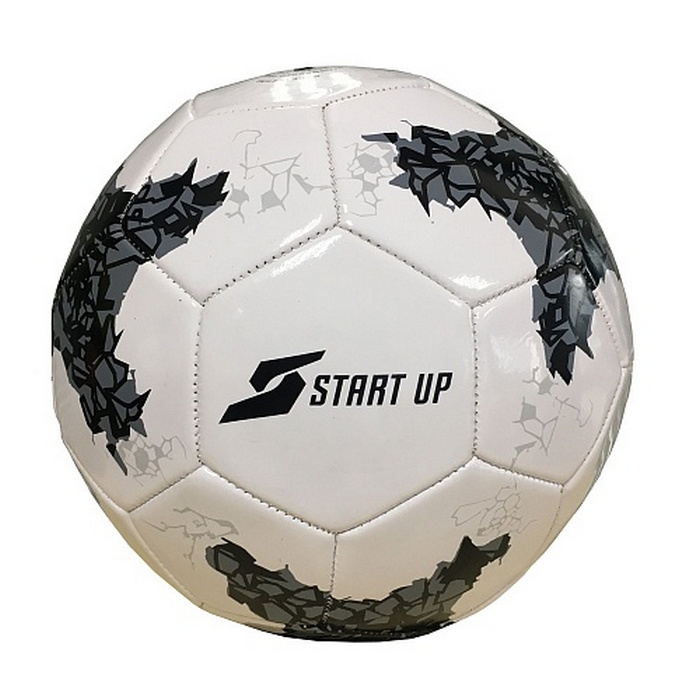Мяч футбольный для отдыха Start Up E5125 р.5 белый 700_700