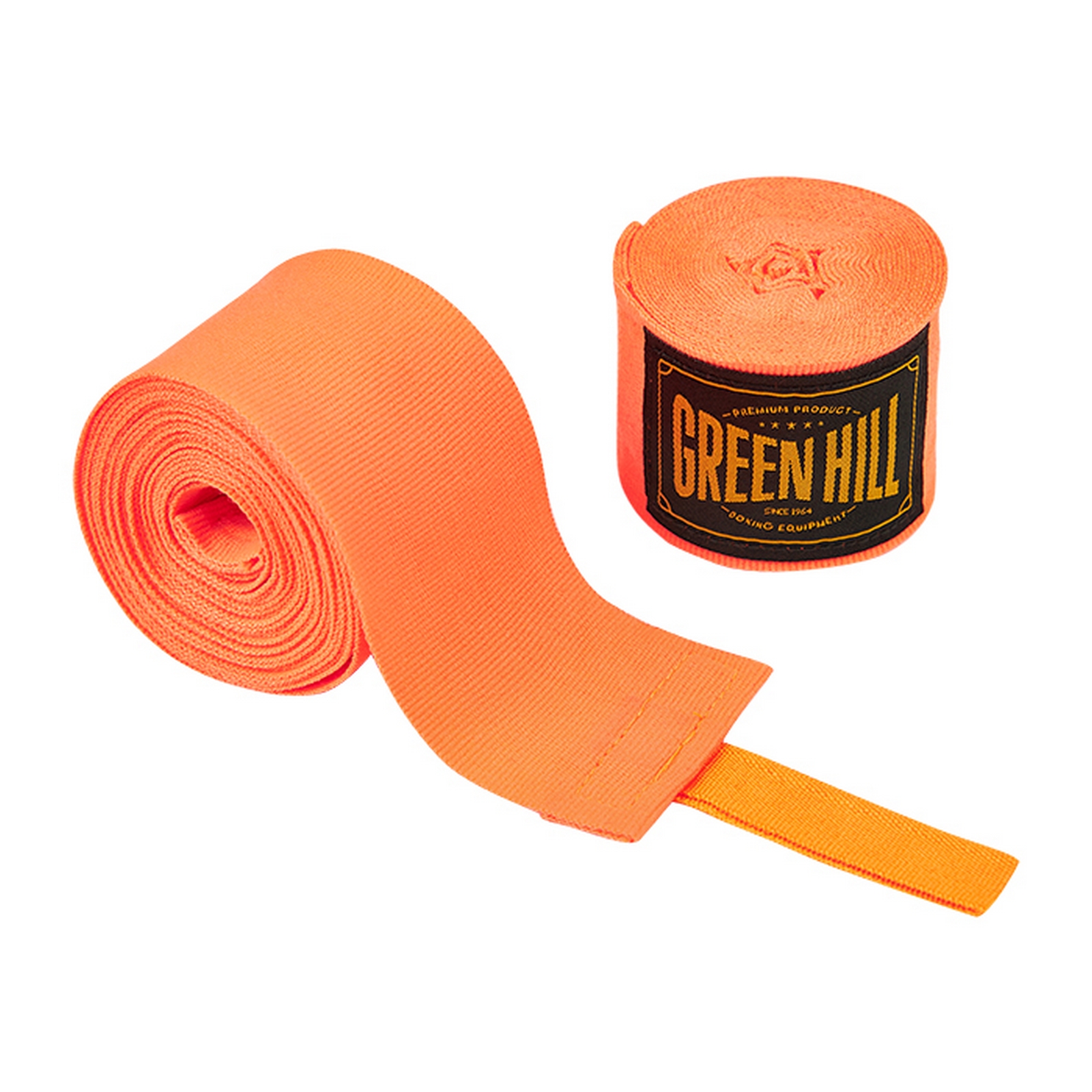 Боксерские бинты Green Hill Flexfit THBHW-09 оранжевый 1600_1600