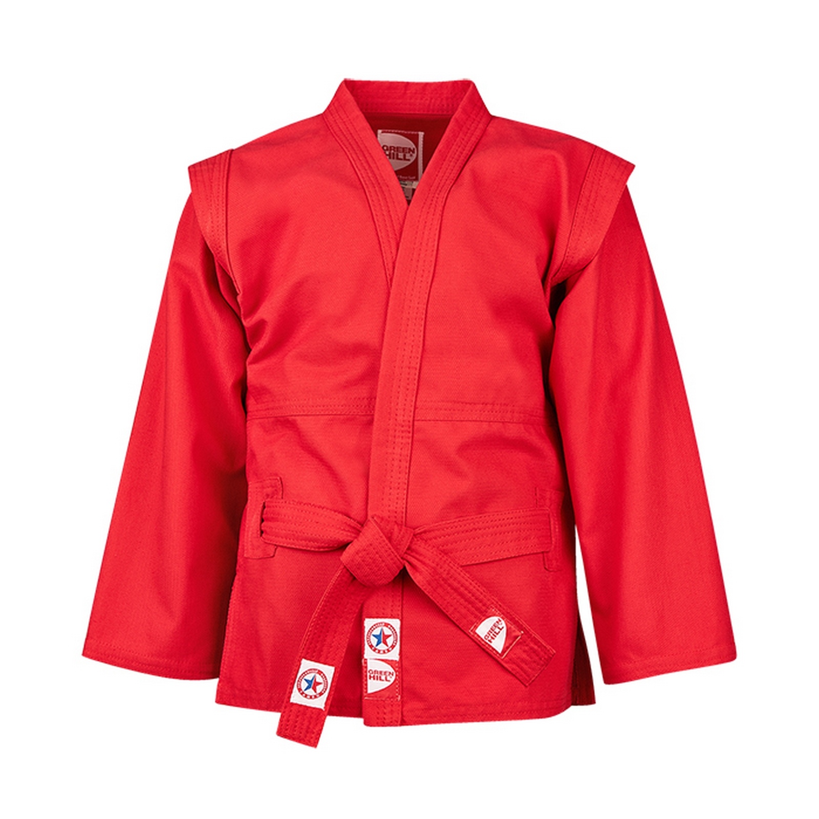 Куртка САМБО JUNIOR Green Hill SSJ-10369 красный 1600_1600