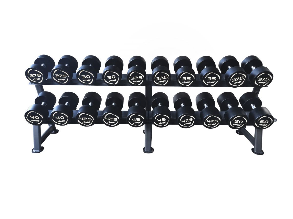 Комплект PVC гантелей 27,5-50кг (10пар) со стойкой V-Sport FTX-313.1 1200_900