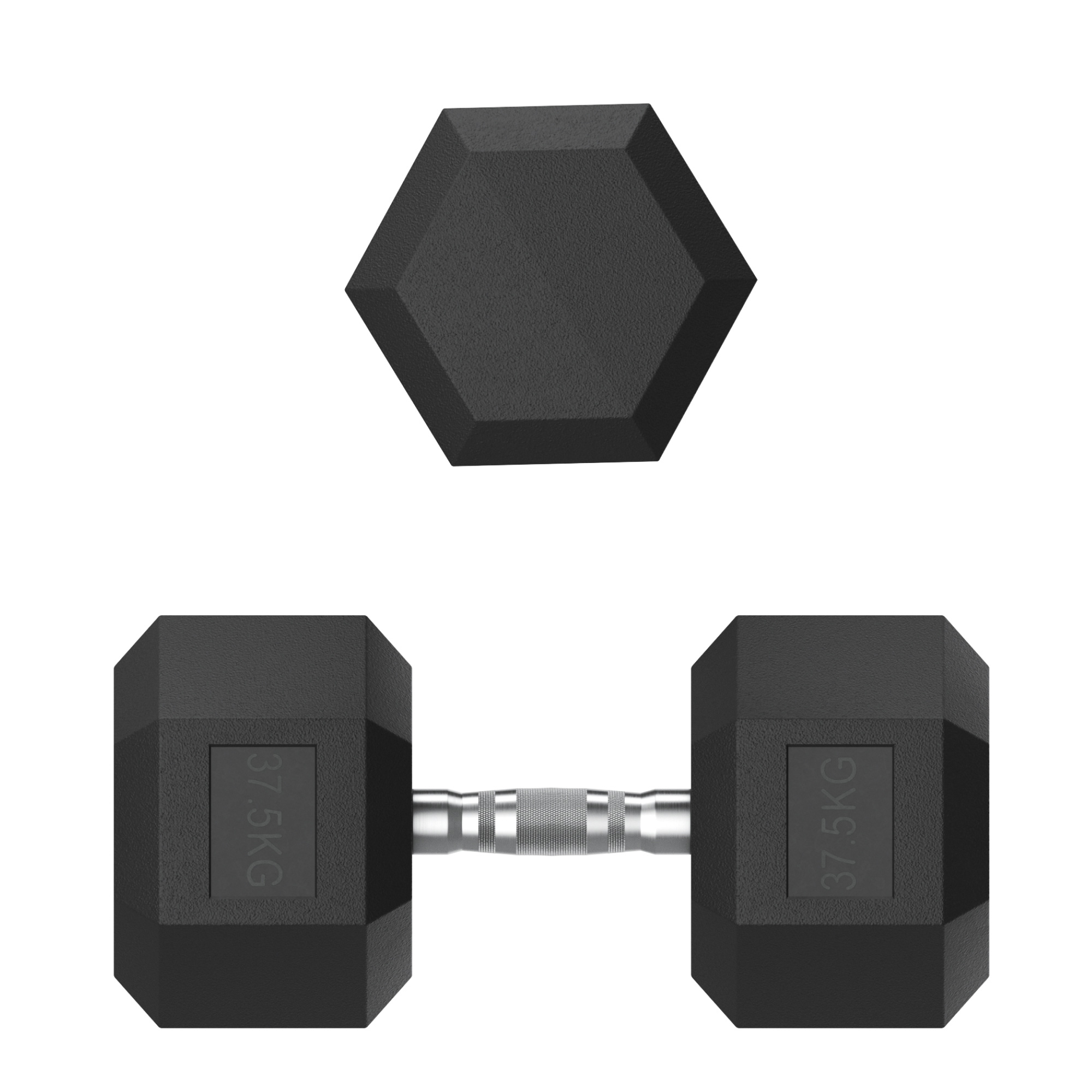 Гантель гексагональная обрезиненная 37,5 кг UnixFit DBHEX37_5x2 2 шт 2000_2000