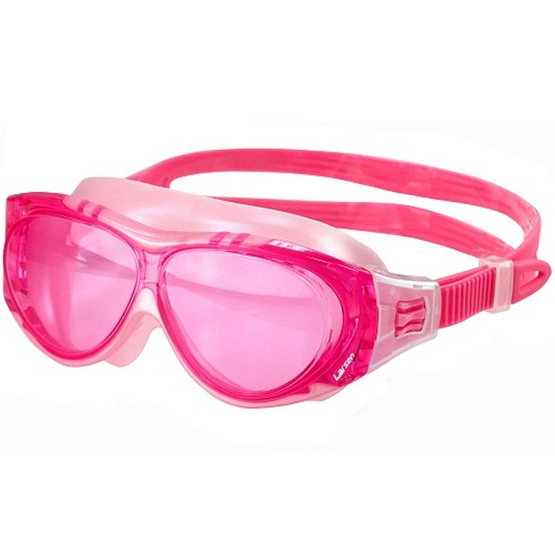 Очки для плавания детские Larsen DK6 розовый 800_800