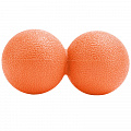 Мяч для МФР Sportex двойной d2х65мм MFR-2 оранжевый (D34411) 120_120