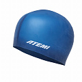 Шапочка для плавания Atemi light silicone cap Strong blue FLSC1BE синий 120_120
