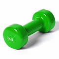 Гантель Sportex виниловая York 2,0 кг B35016 зеленая 120_120