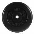 Диск обрезиненный d26мм MB Barbell MB-PltB26-25 25кг черный 120_120