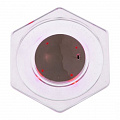 Шайба для аэрохоккея Atomic Top Shelf прозрачная шестигранная, красный светодиод d=74 mm 120_120