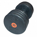 Гантель профессиональная хром/резина 48 кг. Iron King IK 500-48 120_120