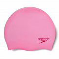Шапочка для плавания детская Speedo Plain Moulded Silicone Cap Jr 8-7099015964 розовый 120_120