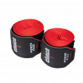 Бинты боксерские 350см Clinch Boxing Hand Wrap Power Flex C239 красный 120_120