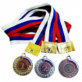 Медаль Sportex 3 место с флагом (d5 см, лента в комплекте) F11734 120_120