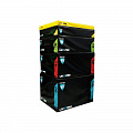 Плиометрический бокс Live Pro Soft Plyometric Box LP8151-S 91,4x76,2x15,2 см, черный/желтый 120_120