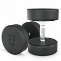 Гантель круглая обрезиненная 25 кг UnixFit PRO DBRND25PBKx2 2 шт 120_120