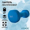 Гантель в неопреновой оболочке 2кг Fitex Pro FTX-2015-2kg 120_120