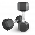 Гантель гексагональная обрезиненная 10 кг UnixFit DBHEX10x2 2 шт 120_120
