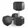 Гантель гексагональная обрезиненная 50 кг UnixFit DBHEX50x2 2 шт 120_120