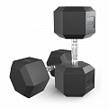 Гантель гексагональная обрезиненная 40 кг UnixFit DBHEX40x2 2 шт 120_120