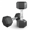 Гантель гексагональная обрезиненная 7,5 кг UnixFit DBHEX7_5x2 2 шт 120_120