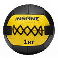 Медбол 1кг Insane IN24-WB100 желтый 120_120